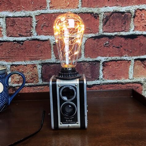 Vintage Repurposed Kodak Duaflex Camera Retro Accent Lamp Etsy