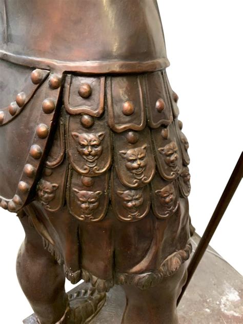 Bronze Roman Gladiator With Sword Lifesize For Sale At 1stdibs
