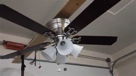 Save energy with ceiling fans. 52" Hampton Bay Carriage House II Ceiling Fan - YouTube
