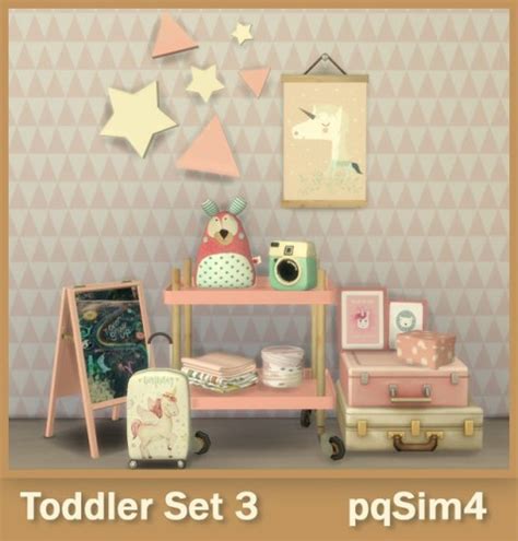 Toddler Set 3 By Pqsims4 For The Sims 4 Download Spring4sims