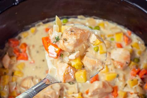 Slow Cooker White Wine Chicken Stew 12 Tomatoes