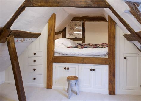 Loft Style Bedroom Design At The Attic Small Design Ideas
