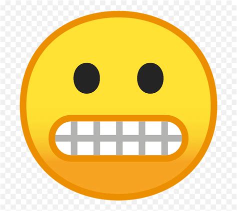 Grimacing Face Emoji Clipart Grimacing Face Emojigrimace Emoji