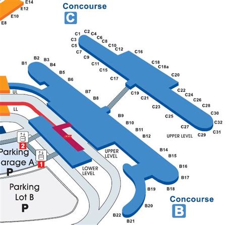 Chicago Airport Map American Airlines