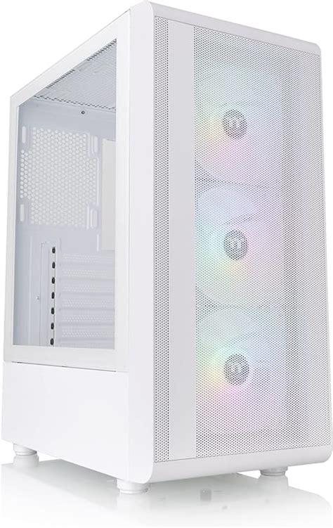 Thermaltake S200 TG ARGB Snow ATX Tempered Glass Mid Tower Gaming