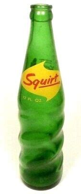 Vintage Acl Soda Pop Bottle Green Squirt In Classic Shape Oz Acl Style Ebay
