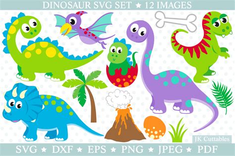 Download Dinosaur SVG cut files for crafters