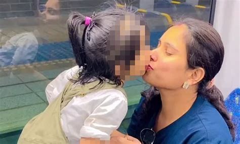 Mother Sparks Furious Debate After Kissing Her Babe Babe On A Sydney Train