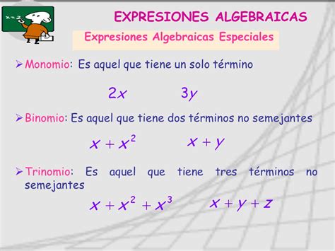 Que Son Las Expresiones Algebraicas