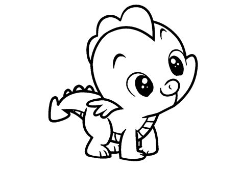 Small Dragon Coloring Page Coloring Pages