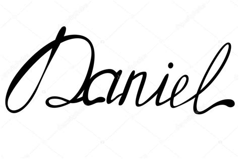 Letras De Nome Daniel — Vetor De Stock © Marishayu 103537930