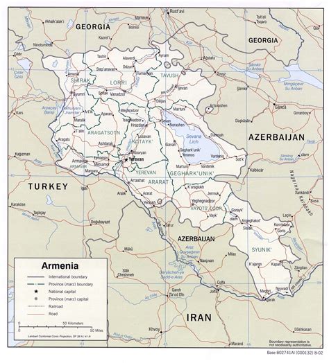 Äthiopien auf der karte afrikas. Landkarte Armenien (Politische Karte) : Weltkarte.com ...