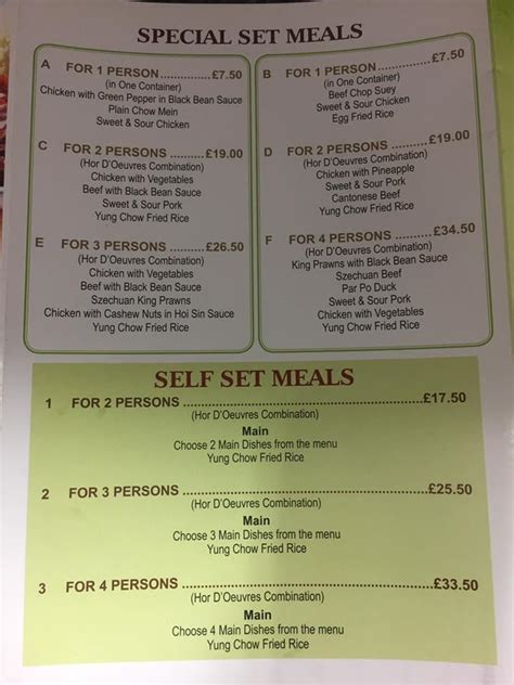 Menu At Cross Over Golden Fast Food Northwich