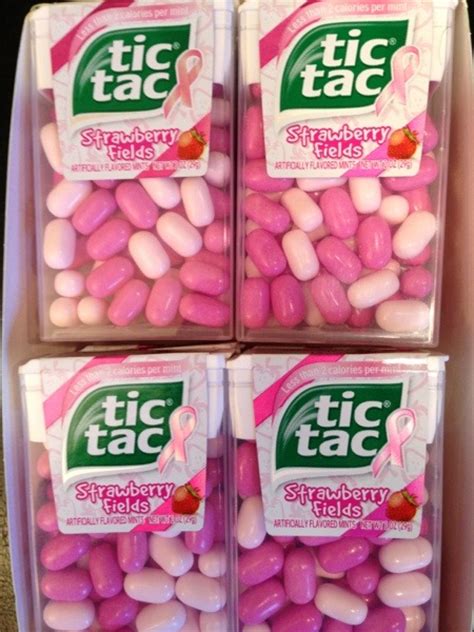 Strawberry Fields Pink Tic Tacs For Breast Cancer Awareness Month