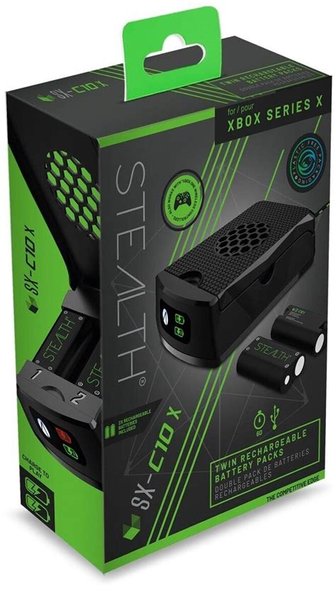 Buy Stealth Xbox Series Xs C10 X Twin Rechargeable Battery