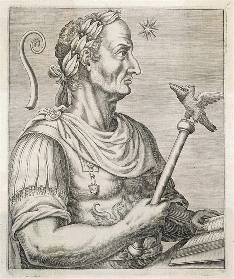 Gaius Julius Caesar Roman Emperor Drawing By Mary Evans Picture Library