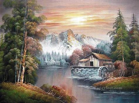 Cheap Vivid Freehand 06 Style Of Bob Ross Painting In Oil