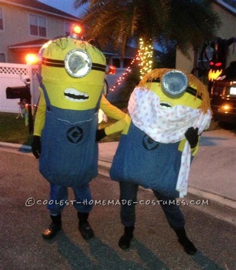 Dancing Minions Homemade Couple Halloween Costumes