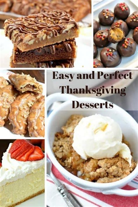Easy Thanksgiving Desserts Best Recipes Beyond The Pie