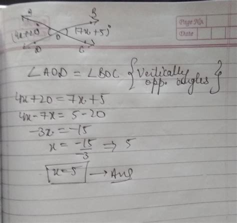 Find The Value Of X