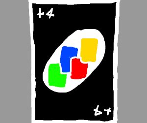 Custom uno card ideas (self.unocardgame). Uno card- Draw 4 - Drawception