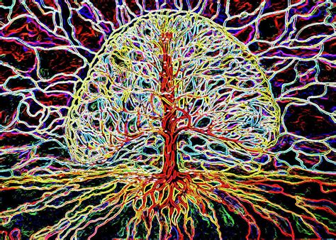 Post Nuclear Tree Of Life Digital Art By Rae Chichilnitsky