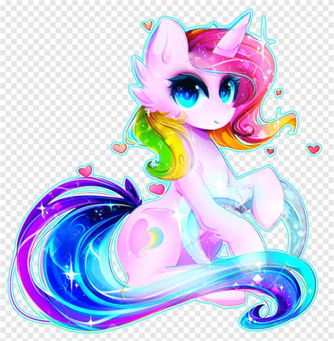 Rainbow Unicorn Illustration Pony Horse Rainbow Dash Equestria Daily