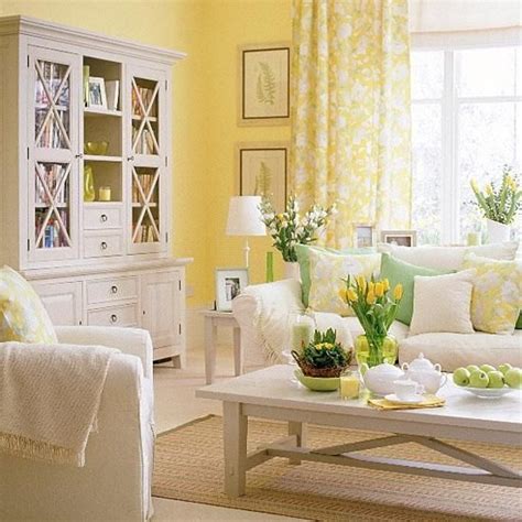 Working as a designer at interior design company lefèvre interiors, i started this blog to share with you my passion for design and decorating. Light Lemon Relaxing Living Room Wall Colors (With images) | Yellow living room, Spring living ...