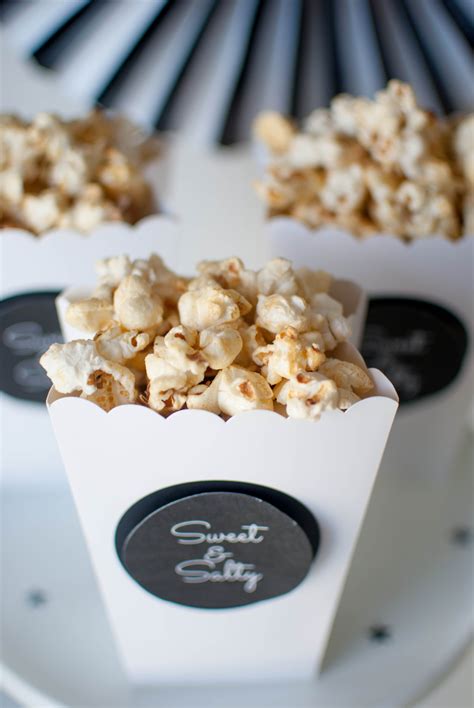 The Oscar Party Popcorn Bar Ideas