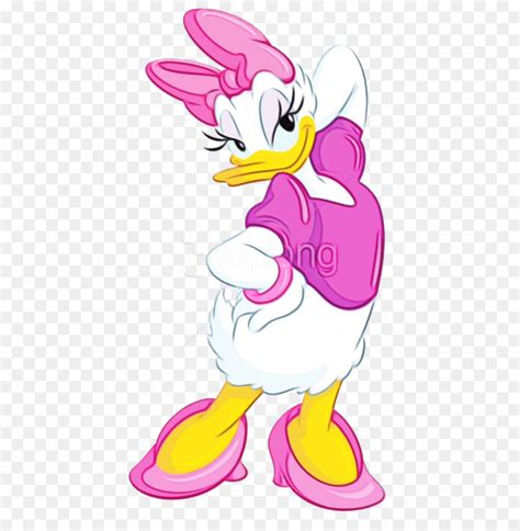 Free Daisy Duck Donald Duck Duck White Cartoon Png Nohatcc