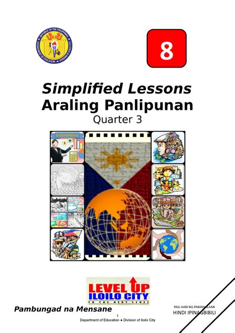 Grade 8 3rd Quarter Araling Panlipunan Simplified Lessons Araling