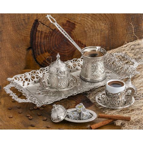 Ibric Cafea Turceasca In Stil Otoman AYTEK Cezve No 4 Zamac Si Inox