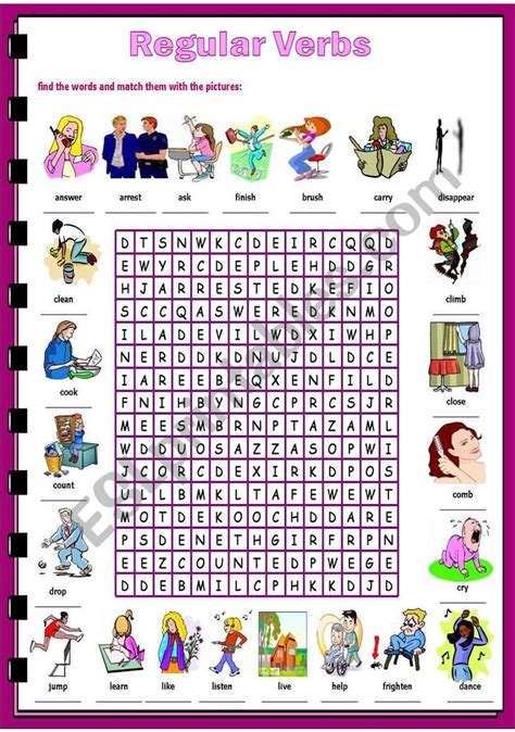 Atividades Simple Past Regular Verbs