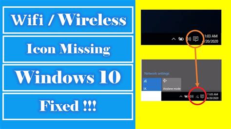 Fix Wireless Icon Missing From Taskbar In Windows 10 7 8 And 8 1 Youtube