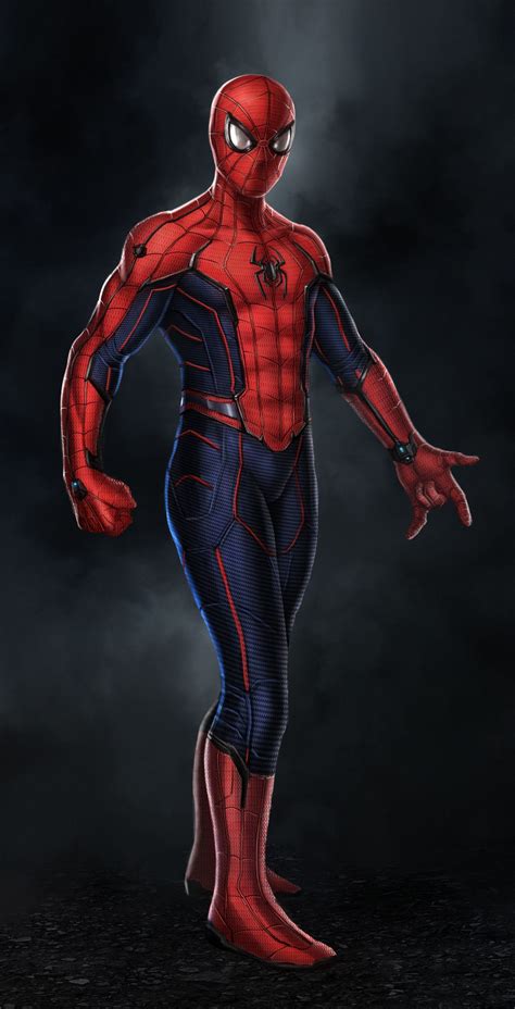 Artstation Spider Man Suit Jonathan Hernandez Amazing Spiderman