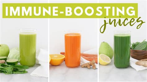 3 Immune Boosting Juices Juicer Giveaway Healthy Grocery Girl Youtube