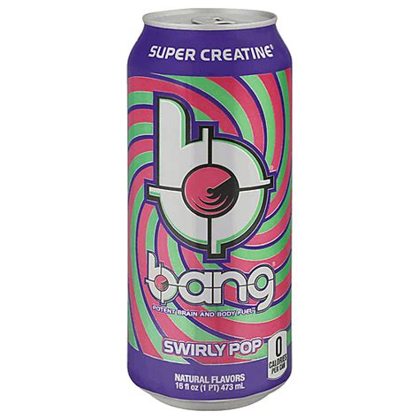Bang Super Creatine Swirly Pop Energy Drink 16 Fl Oz Shop Schmitz S