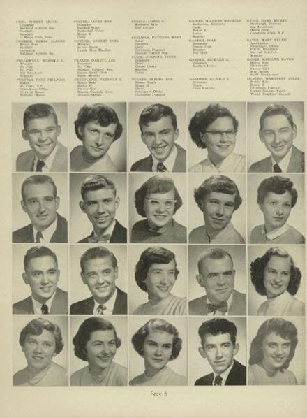 Explore 1953 Central High School Yearbook Evansville In Classmates
