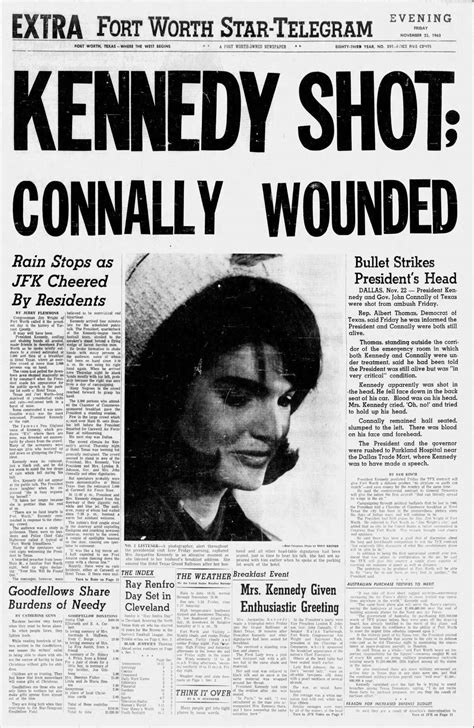 10 front pages from JFK's assassination