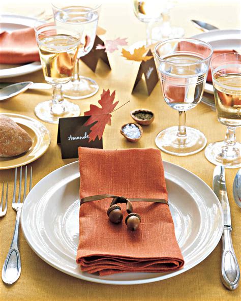 Thanksgiving Table Settings Martha Stewart