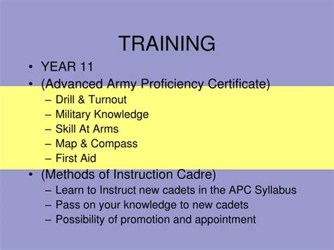 Ppt Combined Cadet Force Army Section Survival Guide Powerpoint
