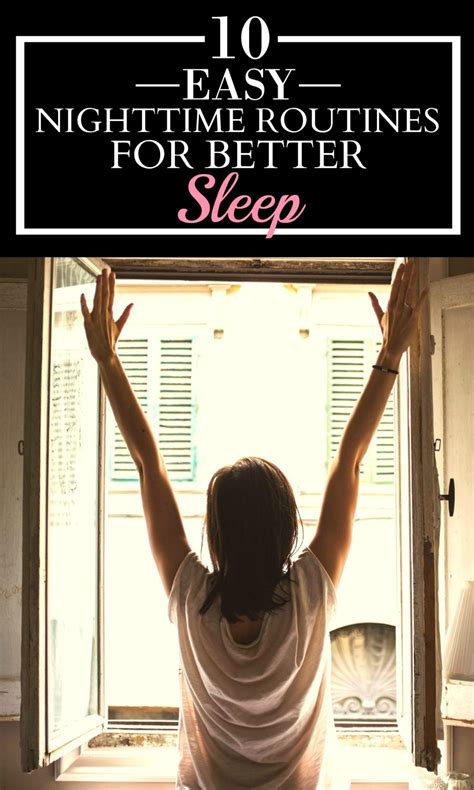 10 Easy Nighttime Routines For Better Sleep
