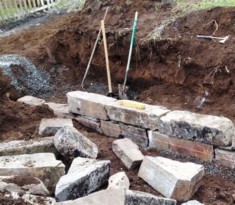 Beginners Guide To Building Stone Retaining Walls
