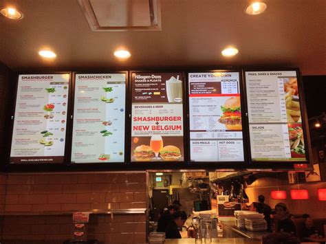 Wall mounted digital menu boards for restaurants | Digital menu boards, Menu display, Menu boards