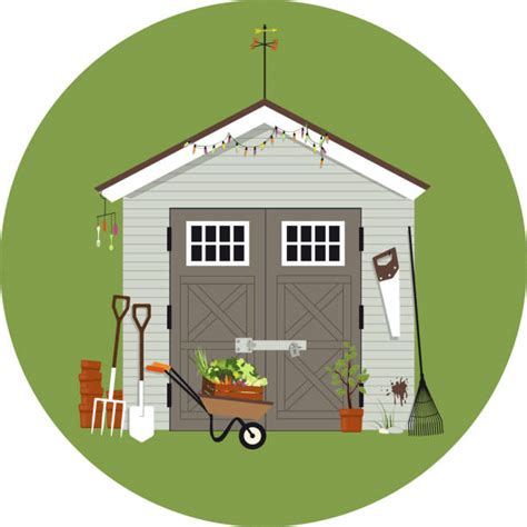 Allotment Sheds Illustrations Royalty Free Vector Graphics And Clip Art