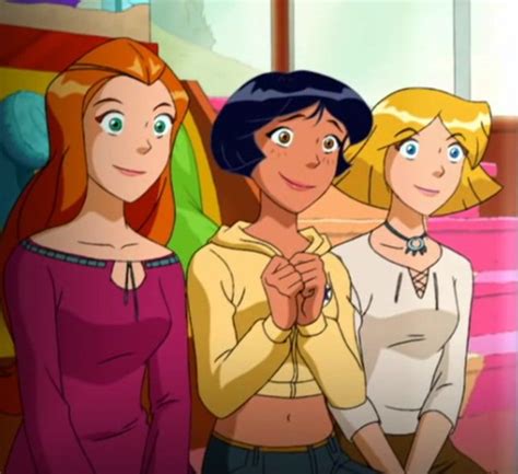 Dessin Totally Spies Sam Alex Clover Buzz