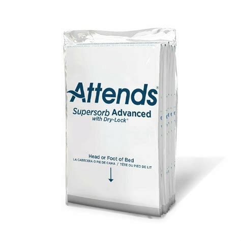 Attends Supersorb Advanced Disposable White Underpad Heavy 30 X 36