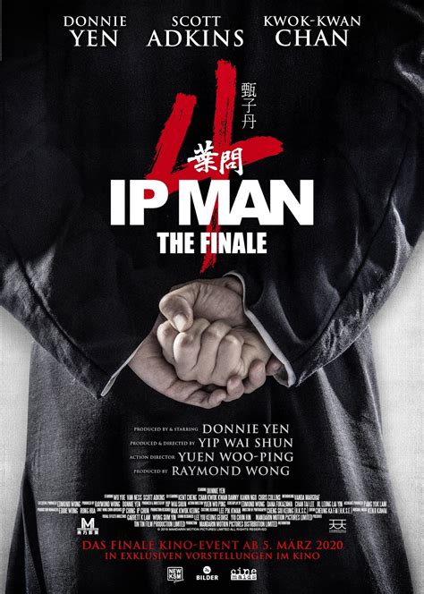 Ip man 4 is an upcoming hong kong biographical martial arts film directed by wilson yip and produced by raymond wong. crazy4film: IP MAN 4: THE FINALE - Filmbesprechung; Plus ...