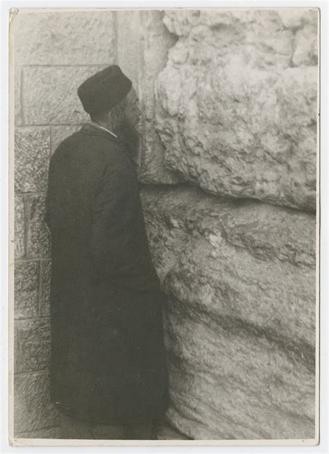A Jewish Man Prays At The Wailing Western Wall Collections Search