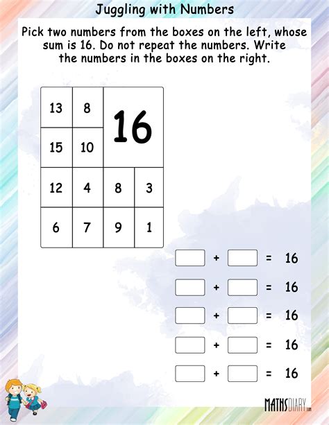 Get the little hoppers to draw hops on the number lines in these printable grade 1 math worksheets and complete the subtraction equations involving numbers up to 10. Numbers - Grade 1 Math Worksheets - Page 5